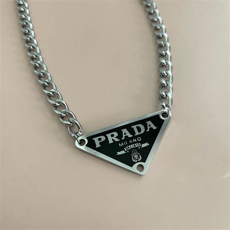 prada men's jewellery|Prada necklaces.